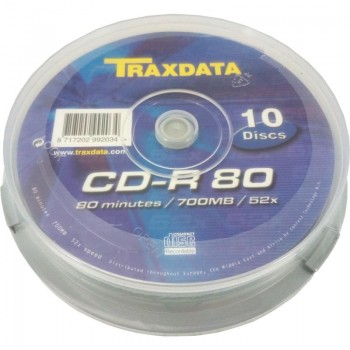 CD-R TRAXDATA, 700MB, 52x, 10 buc
