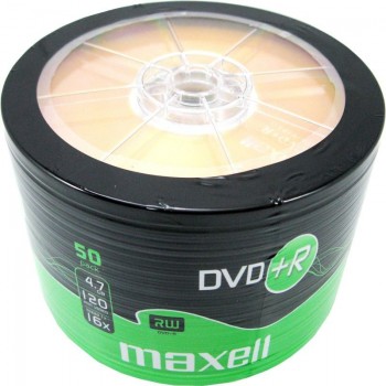 DVD+R Maxell, 4.7GB, 16x, 50 buc