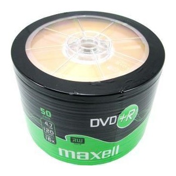 DVD+R Maxell non-printable, 4.7GB, 16x, pachet 50 discuri