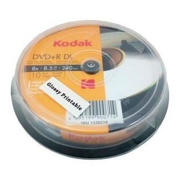 Blu-Ray Kodak full printabil lucios, 8.5GB, 8x, cake box 10 discuri