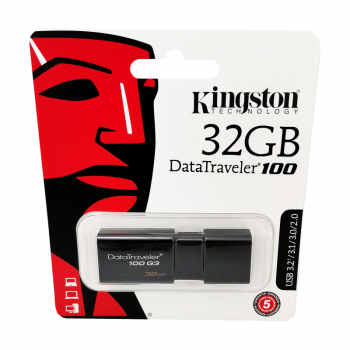 Memorie USB 3.0 Kingston, 32GB, DataTraveler, Black