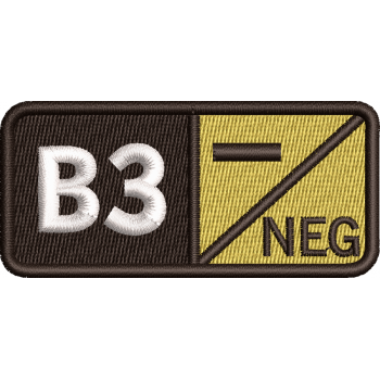 ECUSON GRUPA SANGUINA B3 NEGATIV