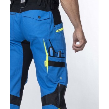 Pantaloni de lucru in talie 4Xstretch H6081 albastru