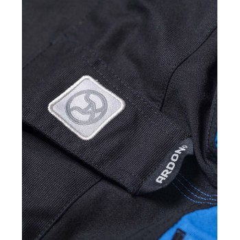 Pantaloni de lucru cu pieptar 4Xstretch H6084 albastru