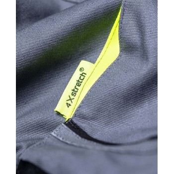 Pantaloni de lucru cu pieptar 4Xstretch H6098 GRI