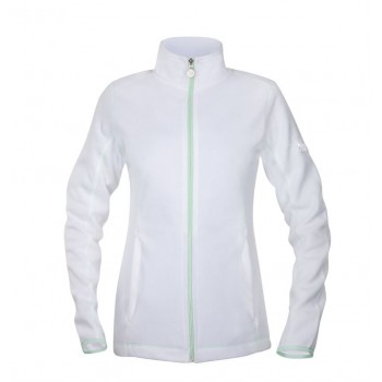 Hanorac de damă fleece FLORET ALB H6313
