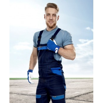 Pantaloni de lucru cu pieptar PROFESIONALI COOL TREND BLEUMARIN H8420 