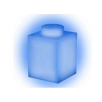 Lampa Caramida LEGO albastra