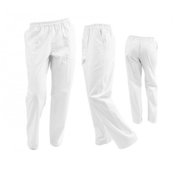 Pantaloni alb unisex