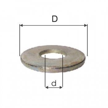 SAIBE ZINCATE LATE SUBTIRI M6 (6.3/17.7MM), 2000/SET
