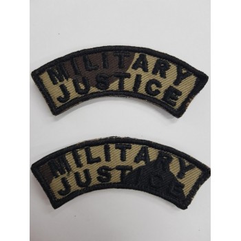 Patch-uri militare / EMBLEME – MILITARY JUSTICE