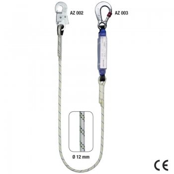 Amortizor soc ABM+LB 121, franghie Ø=12mm, L=2m — Rhino Safety